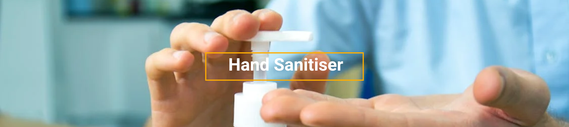 Hand Sanitiser Banner